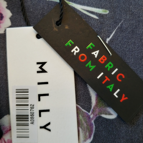 Milly Silk Charmeuse Ruffled Wrap Dress - Picture 5 of 9